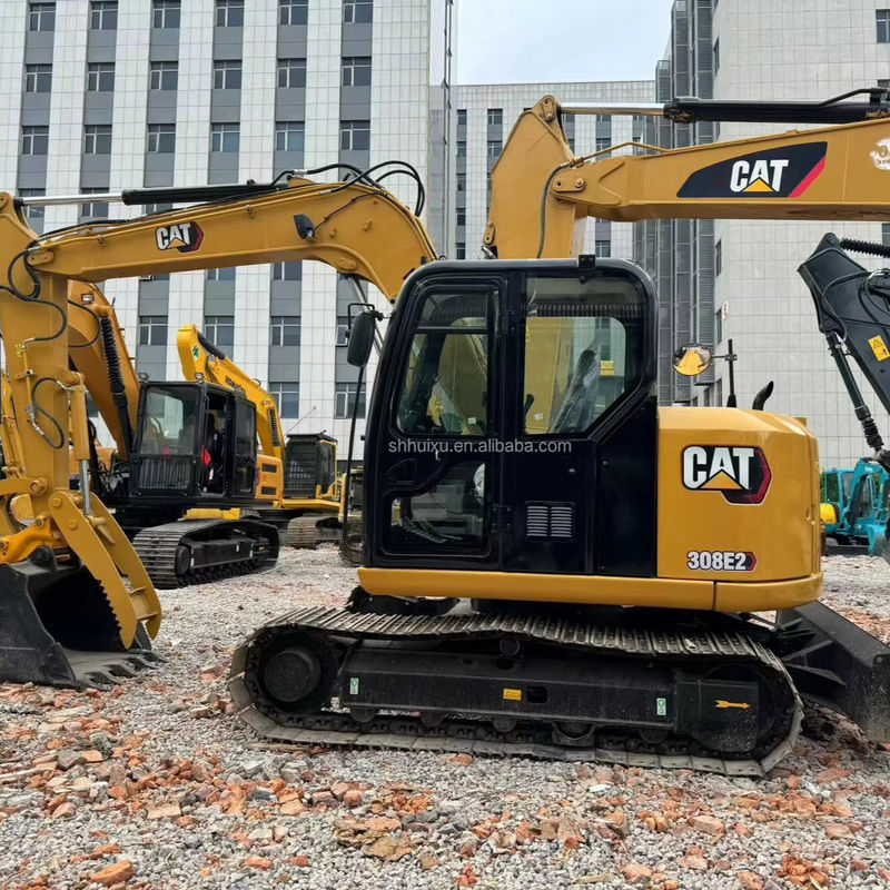 گلوله گربه حفاری استفاده شده مینی حفاری CAT307E CAT308 ECAT310 اصلی ژاپن گربه استفاده شده حفاری