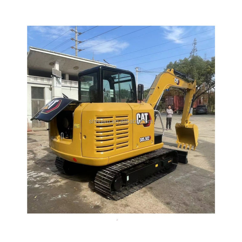 کاوشگر استفاده شده CAT305.5E در انبار CREWLER EXCAVATOR دست دوم قدرت حفاری بالا CAT305.5E کاوشگر برای فروش
