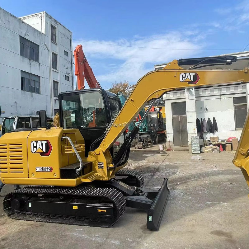 کاوشگر استفاده شده CAT305.5E در انبار CREWLER EXCAVATOR دست دوم قدرت حفاری بالا CAT305.5E کاوشگر برای فروش