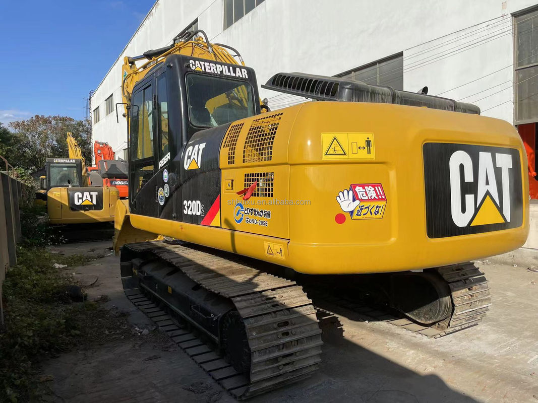 رنگ زرد اصلی cat320d حفاری استفاده شده cat320d در فروش با قیمت ارزان
