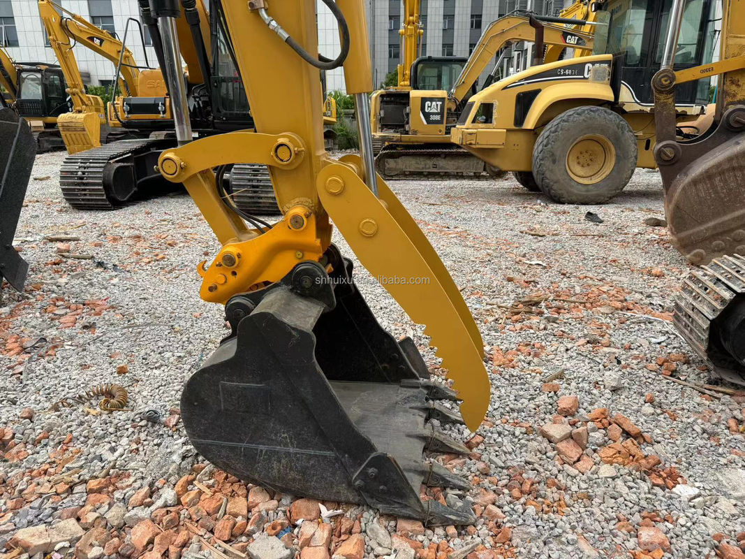 رنگ زرد قدرت موتور بالا استفاده شده cat308e حفاری استفاده شده گربه دست دوم cat308e