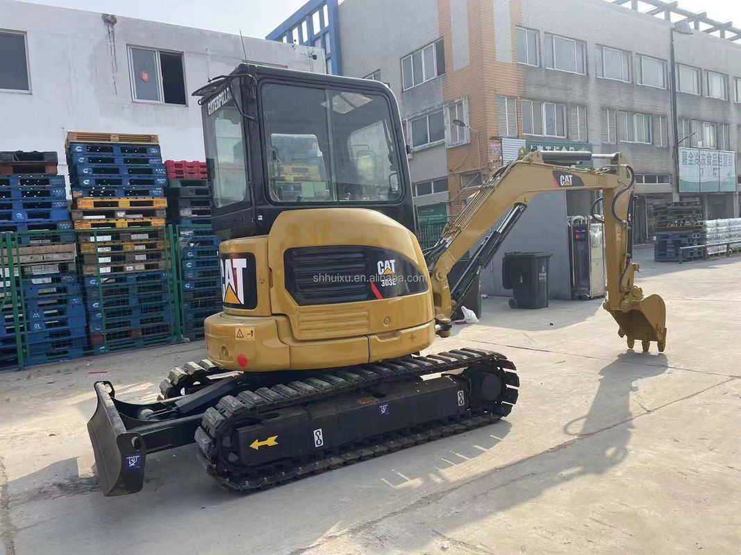 رنگ زرد مینی استفاده شده حفاری cat303e برای فروش