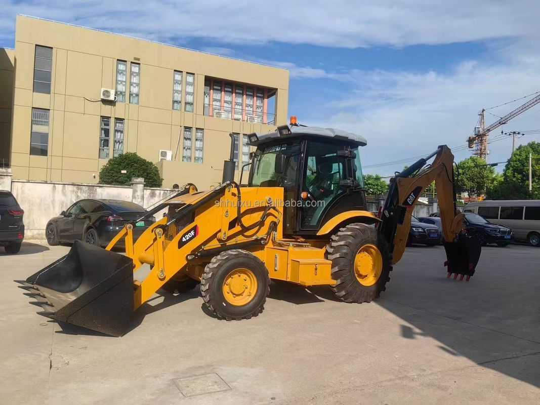 ماشین آلات ساختمانی استفاده شده cat 420f/ رنگ اصلی قیمت ارزان cat 420f برای فروش