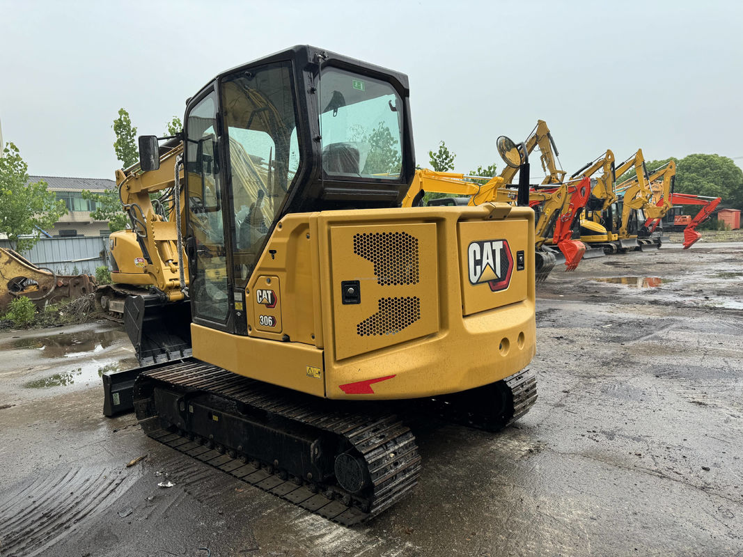 مینی حفاری استفاده شده cat306 cat306E2 cat307 ماشین خزنده دست دوم حفاری کوچک cat306 cat306E2 cat307