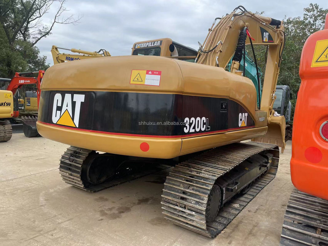 CAT320GC ماشین حفاری گربه استفاده شده حالت خوب اصلی 20.5 تن خزنده در حال حرکت