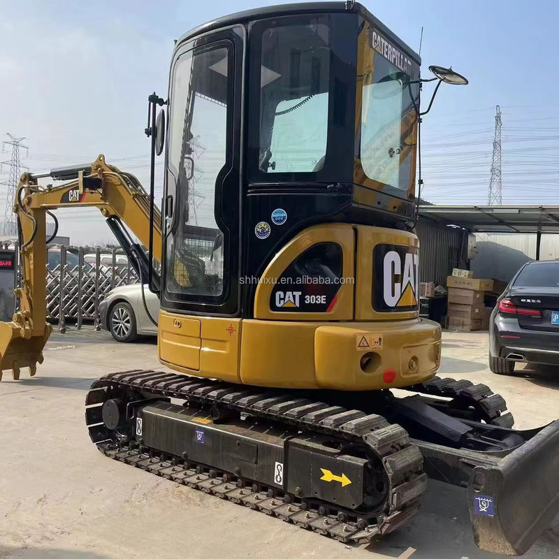 استفاده شده Cat 303E دست دوم مینی Cat 303 با عملکرد بالا 0.38m3 ظرفیت سطل