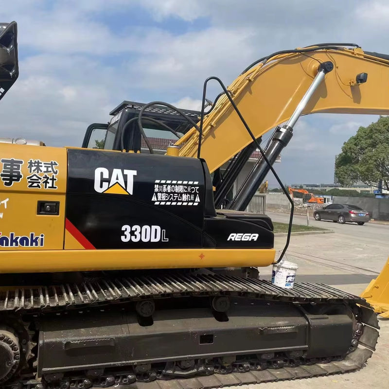 1.54m3 ظرفیت سطل اصلی CAT330DL استفاده شده گربه حفاری گربه حفاری 30.15 تن