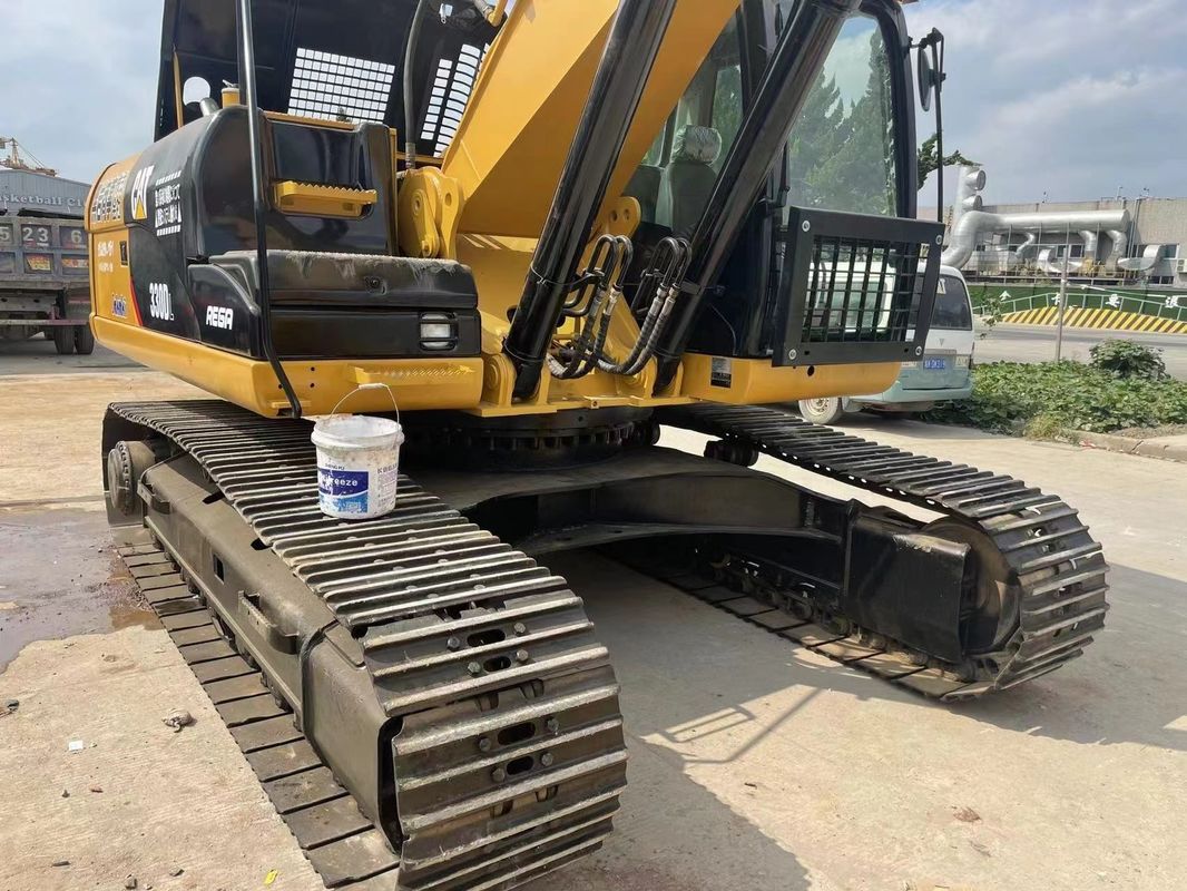 1.54m3 ظرفیت سطل اصلی CAT330DL استفاده شده گربه حفاری گربه حفاری 30.15 تن