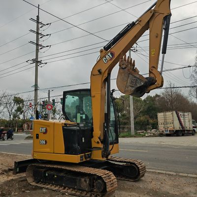 90 درصد جدید ماشین های حفاری استفاده شده CAT 306 305.5 308E ماشین آلات مهندسی و ساختمانی استفاده شده CAT 306 در انبار
