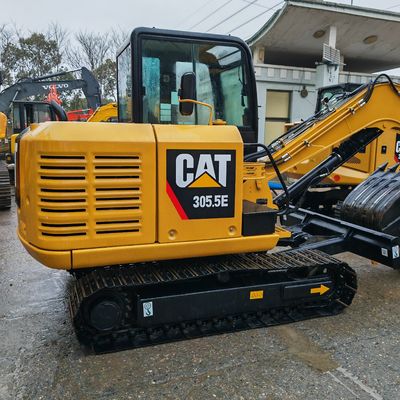 مینی حفاری استفاده شده CAT 305.5E بدون دم Caterpillar 305.5 مینی حفاری قیمت پایین CAT302 CAT305.5 CAT306 CAT304 CAT305 در فروش
