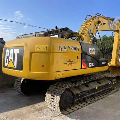 رنگ زرد اصلی cat320d حفاری استفاده شده cat320d در فروش با قیمت ارزان